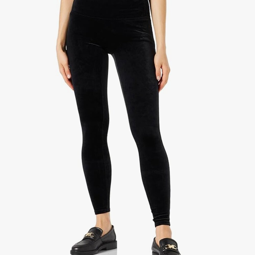 SPANX Black Velvet Pants